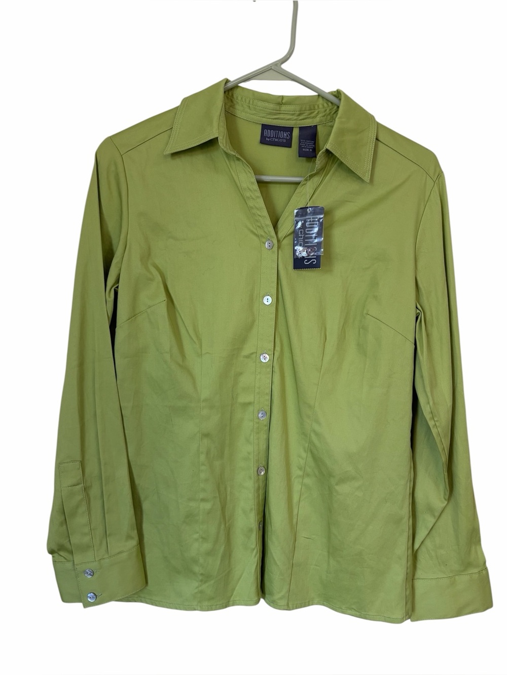 NWT Chico's Long-Sleeve Button Shirt